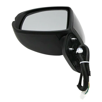 

5 Wire Car Left Driver Side Rearview Wing Mirror Black Fit For Honda Fit Jazz GK5 2014 2015 2016 2017 2018 2019