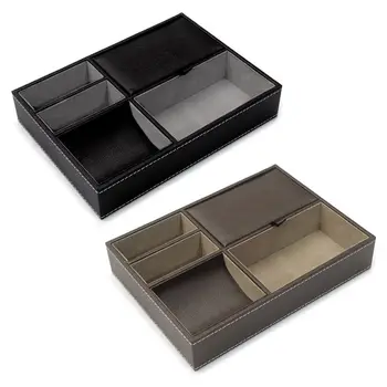 

1 Pc Desktop Storage Box Office Organize Tray Necklace Stud Earring Keeping Case Box