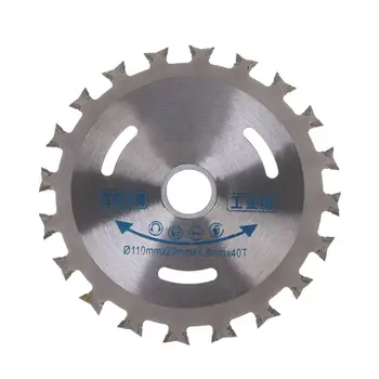 

4" 110mm Cutting Saw Blade 40-Tooth Double-side Tipped Carbide For Hardwood Thin Iron Plastic N1HF