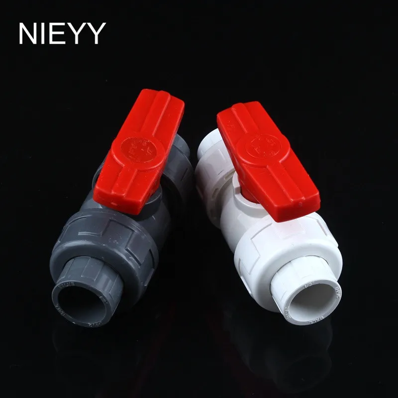 

50mm PVC Ball Valve Shut Off Valve Water Valve Tool Shut Off Valve Caps Gate Valve Garden Water Connectors For Garden Irrigation