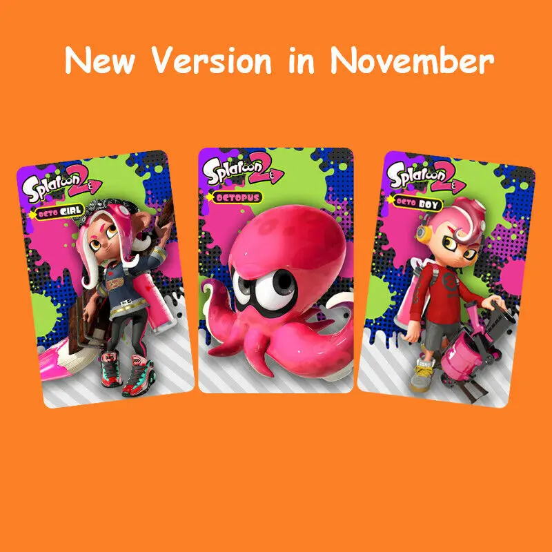 NFC игровые карты для Nintendo Switch совместимый Splatoon 2 набора из 16 шт|Карты контроля