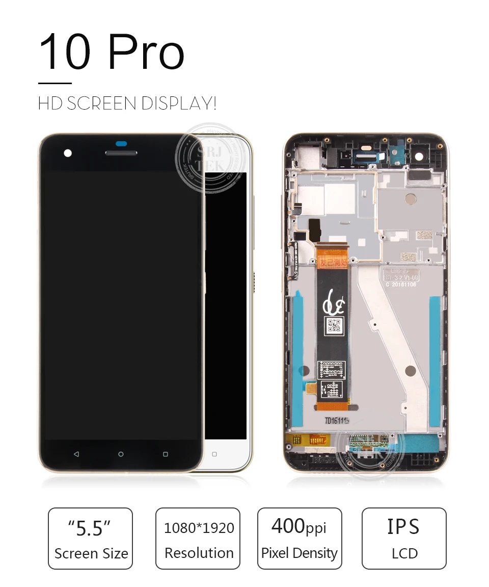 Оригинал 5,5 ''1920x1080 ips ЖК-дисплей для htc 10 Pro ЖК-дисплей Дисплей Сенсорный экран D10W Digitizer Для Desire 10 Pro сменные детали для ЖК-экрана