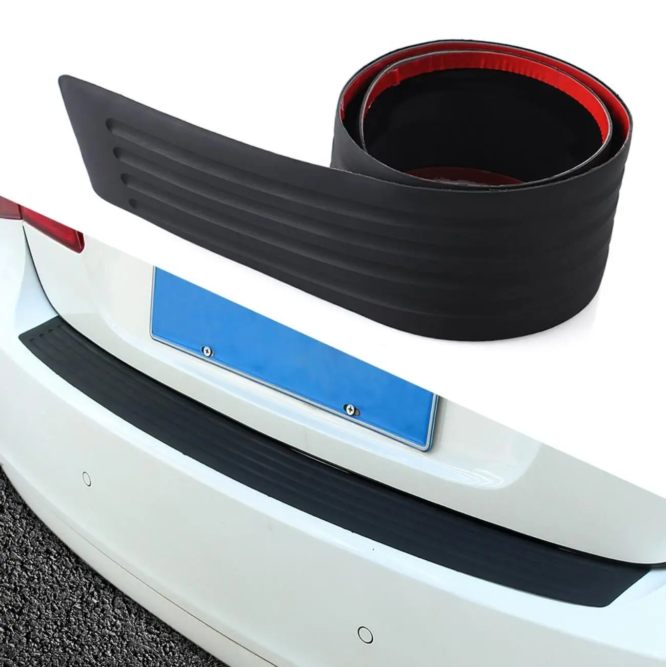 Rear Bumper Sill Protector Plate Cover for subaru legacy grand vitara hyundai tucson 2018 hatchback chery aveo 2009 | Автомобили и