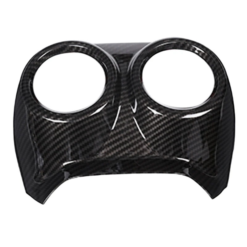 

New Carbon Fiber For Alfa Romeo Stelvio 2017 2018 Abs Plastic Rear Air Conditioning Vent Outlet Cover Trim Car Accessories