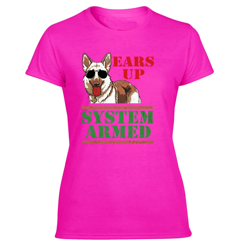 Персонализированная юморная немецкая овчарка Футболка мужская женская с надписью летняя футболка Юмористическая хлопок европейский размер S-5xl хип-хоп