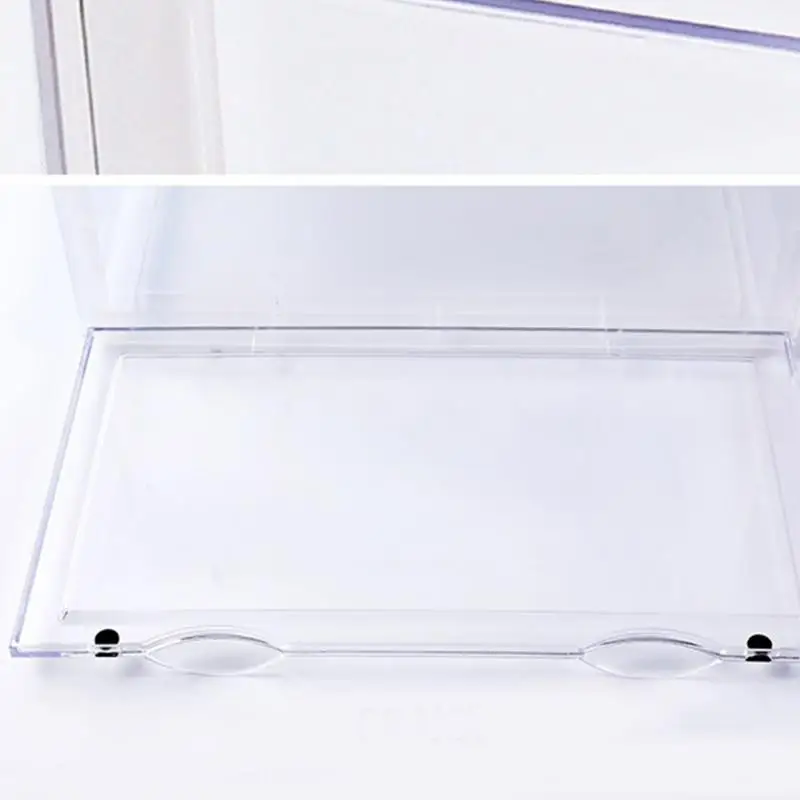 Six Pieces Containers Shoe Box Organizer Detachable Transparent Drawer Type Thicken Household Office Stackable Solid Foldable