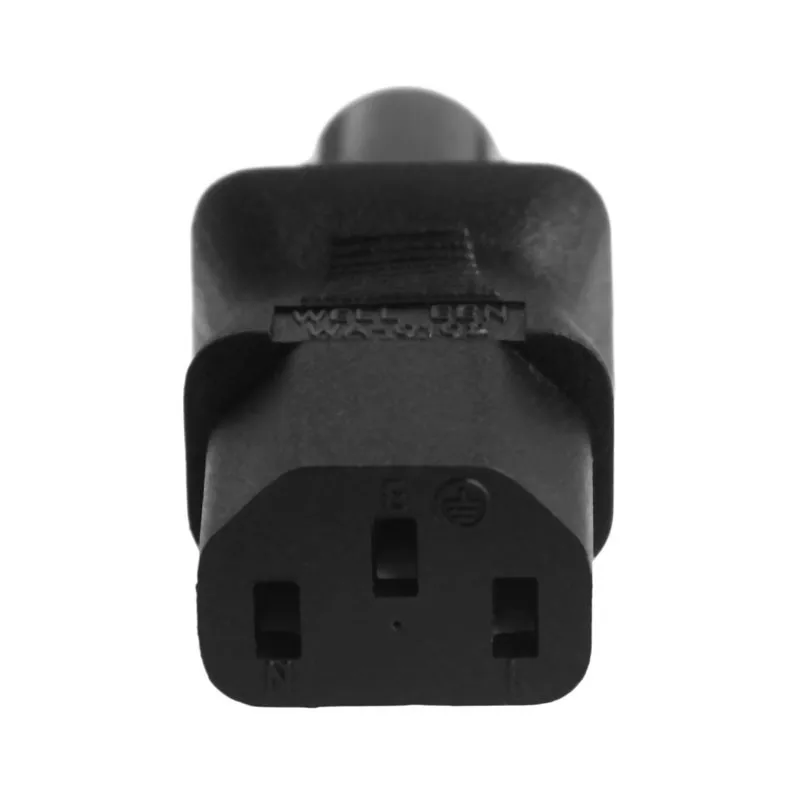 IEC 320 C8 male to C13 3Pin female адаптер питания c8 Female 2Pin Male|adapter power|adapter |