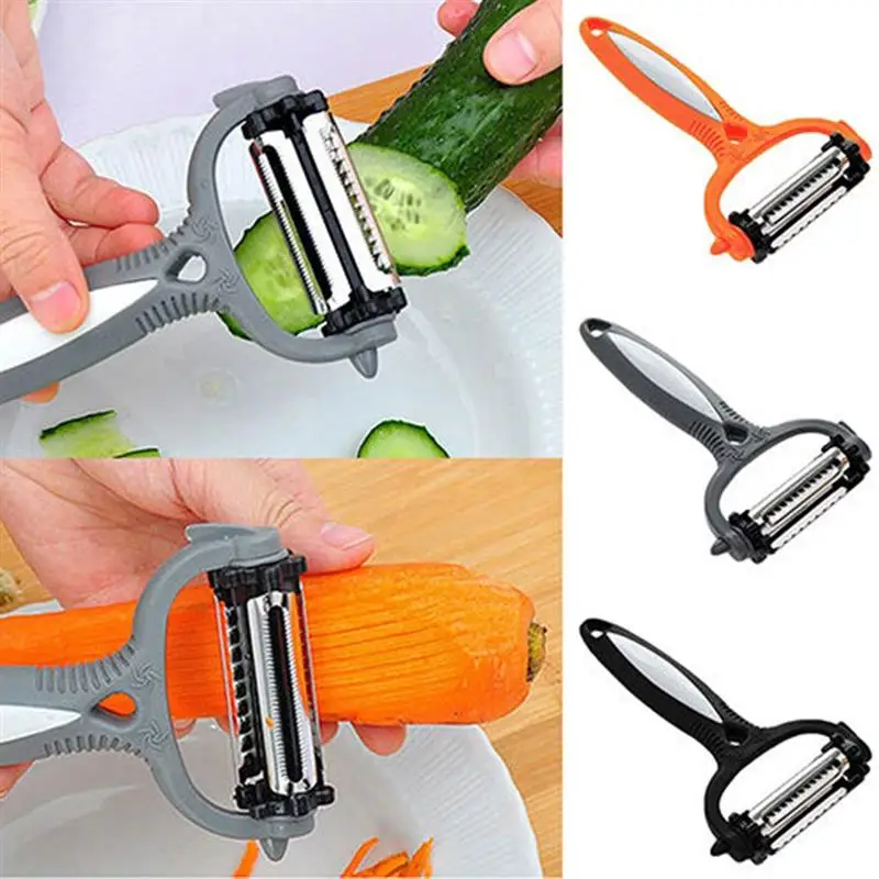 Kitchen Gadget Potato Peeler Multifunctional 360 Degree Rotary Vegetable Cutter Melon Planer Grater Cookig Tool | Дом и сад