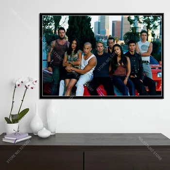 

G584 Art Decor Hot Fast&Furious All Characters Movie Classic Series Wall Art Canvas Painting Silk Poster