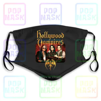 

Dust Mask with Filter Hollywood Vampires Raise The Dead Tournew Band Merch Washable Reusable Mask