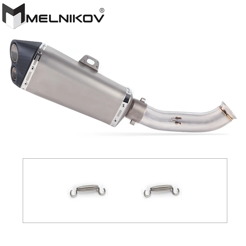 

Motorcycle Exhaust Muffler Middle Pipe Slip On Escape For DUKE 390 250 DUKE 125 RC 390 125 RC390 2016 2017 2018 Exhaust