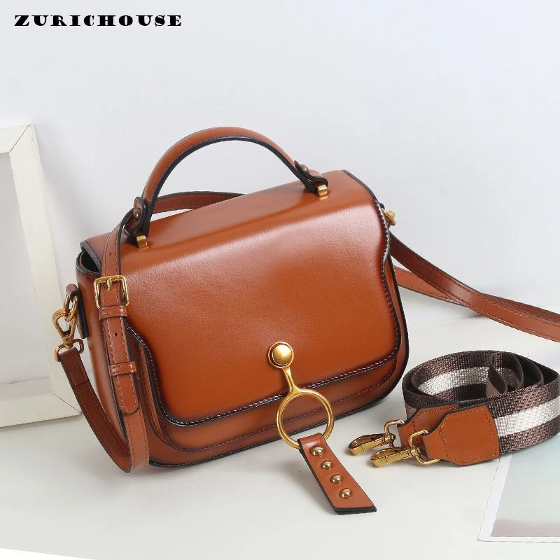 

Unua amo Brand Women Handbags High Quality Genuine Leather Small Square Bags Ladies Wide Strap Shoulder Crossbody Bag