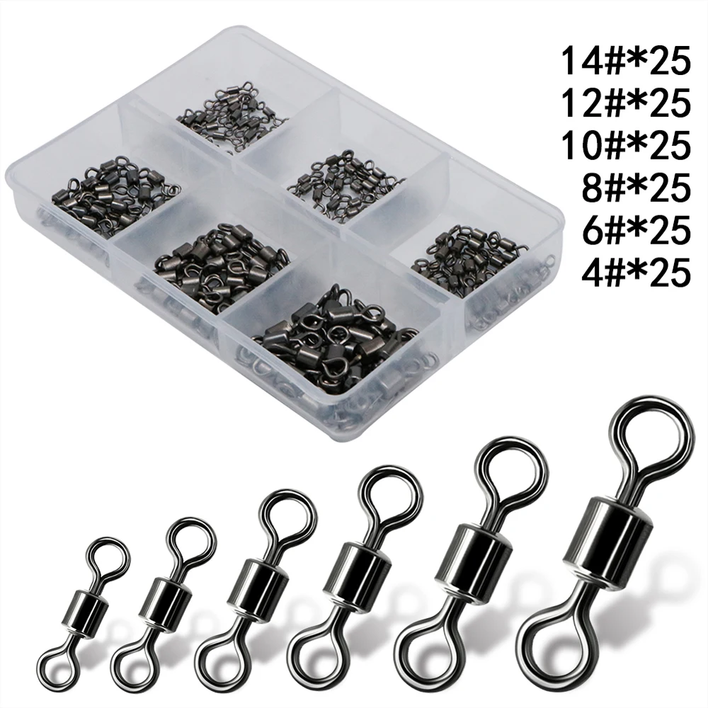 CarpFisingRollingSwivelsCopperStainlessSteelFishingTackleClipsQuickChangeSwivel