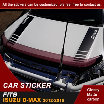 

Car Decals Off Road 4X4 Rear Hood Stripe Gradient Graphic Vinyl Sticker Fit For Isuzu D-Max 2012 2013 2014 2015 CABINE CREW