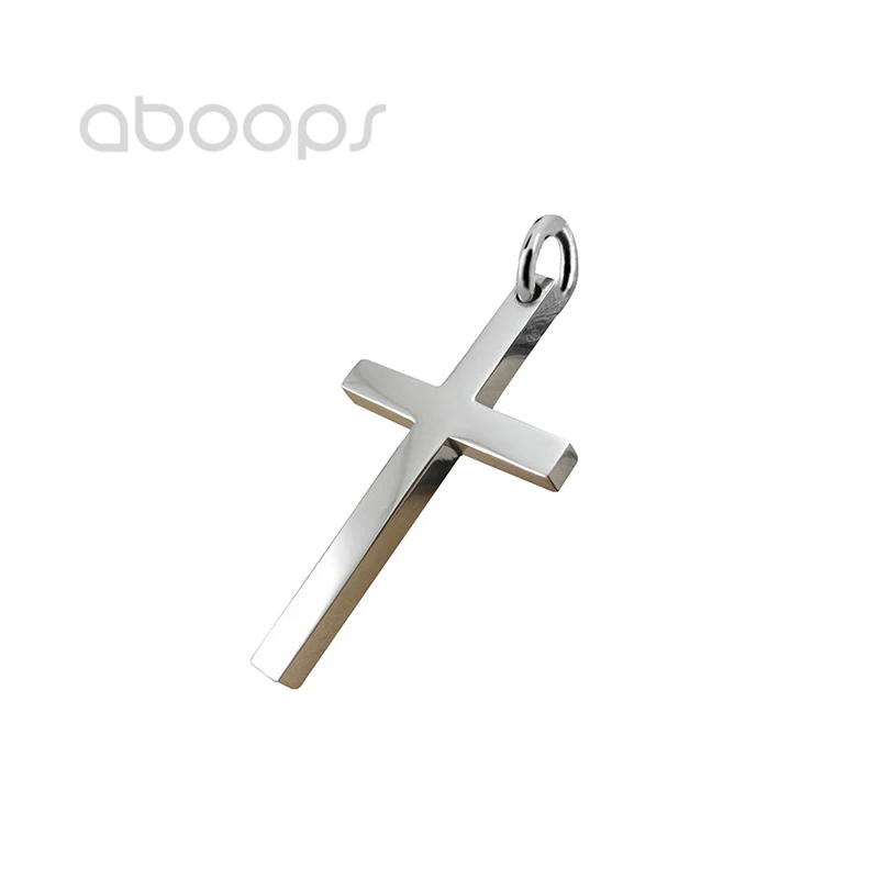 

Plain Solid 999 Sterling Silver Prayer Cross Pendant for Men Women,Free Shipping