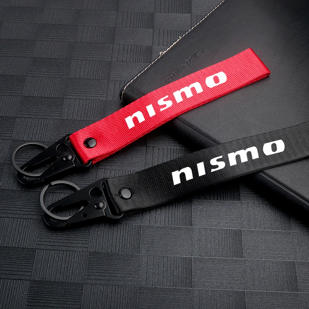 Car 1PCS Riband Key Chain Key Ring Lanyard For TRD TOYOTA C-HR RAV4 Yaris Camry Land Cruiser Avalon Highlander Mirai Prado
