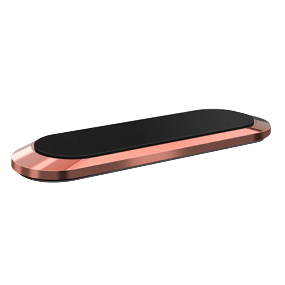 rose gold Горячая мини в форме полосы магнитный автомобильный держатель телефона магнитный штатив крепление для приборной панели J99 - Цвет: rose gold