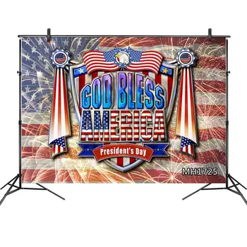 

America President's Day Backdrop Patriotic National Holiday Celebration Background Photography USA Flag Photo Studio Props