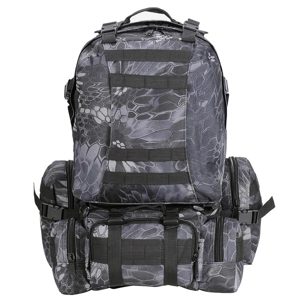 55L военный практичный походный рюкзак походный большой емкости открытый мешок треккинг армейский Охотничий Тактический Молл рюкзак спортивный