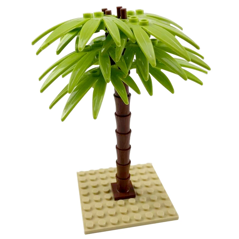 MOC Plants The Mushroom Pine Tree Flowers Building Blocks Toys for Children Assemble Blocks DIY Gifts Kids Toy 28