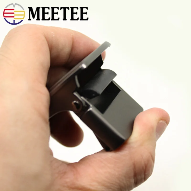 Meetee 2/5 шт ID36mm сплав Беззубик Автоматическая пряжка ремень на голову Франт-33-35 мм пряжки ремня DIY леатеркрафц аксессуары YK075