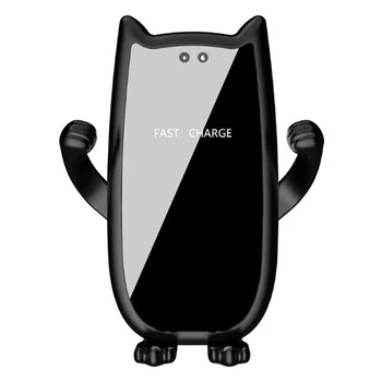 

10W Car Holder Qi Wireless Charger for Iphone 8 x XS MAX Fast Charging for Samsung S9 Xiaomi