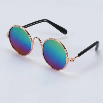 

Fashion American Doll Cool Glasses Toy Pet Dog Cat Resin Sunglasses For BJD Blyth Baby Toy Photo Props Doll Accessories