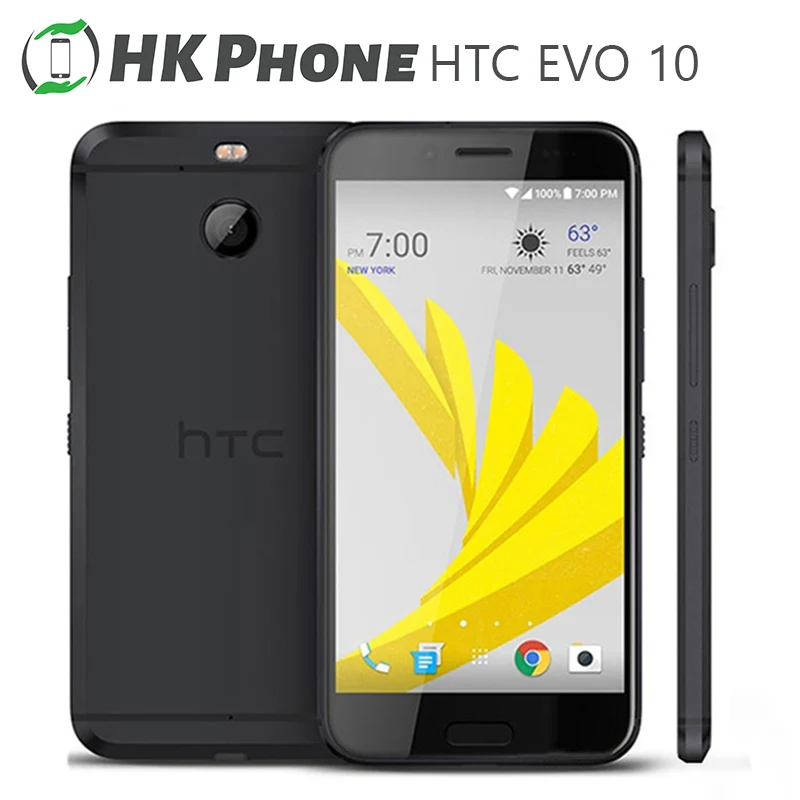 Оригинальные мобильные телефоны HTC Evo 10 4G LTE Andriod 7 0 5 дюймов 3 ГБ ОЗУ 32 Гб ПЗУ NFC IP57