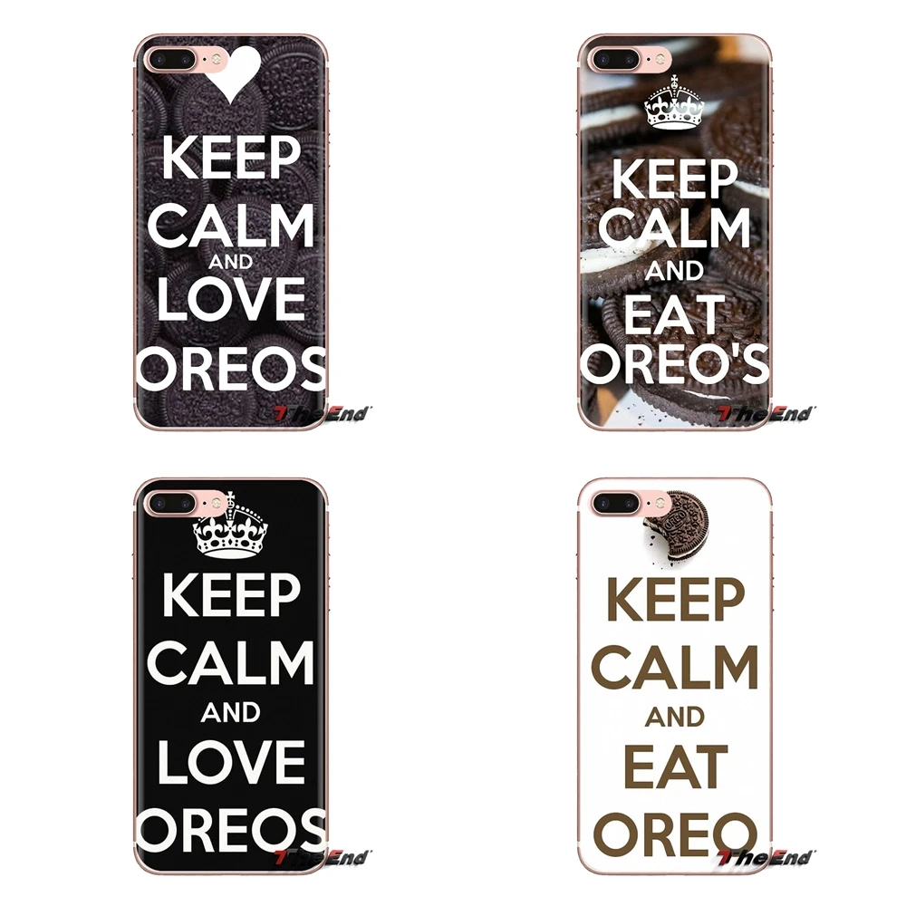 Прозрачный чехол из искусственной кожи KEEP CALM AND Love OREO прекрасный для Xiao mi 6 A1 Max x 2 5X