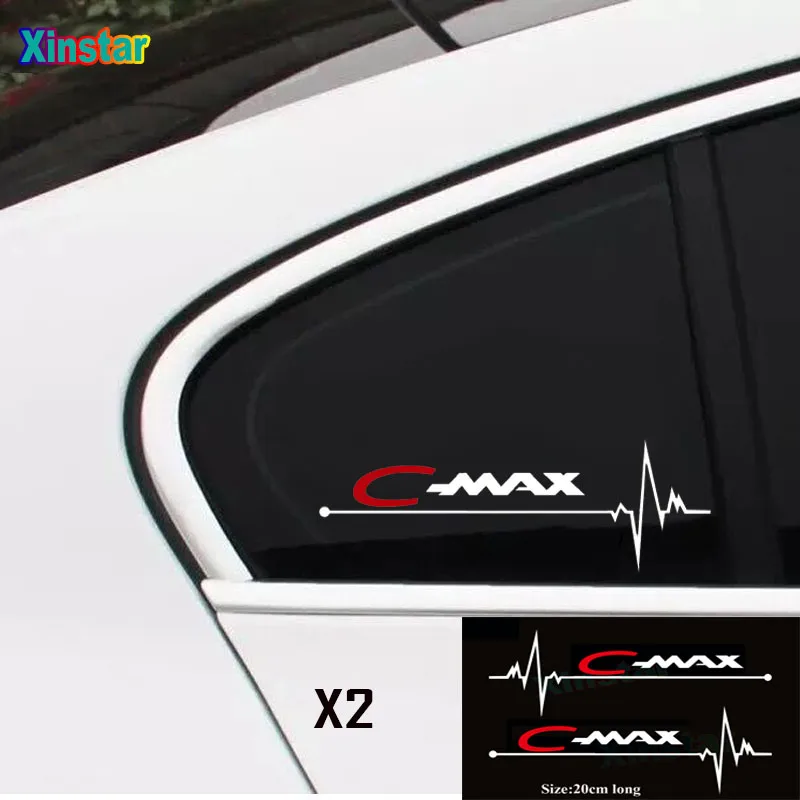 2 шт. наклейки на автомобильные окна для Ford Cmax аксессуары|Наклейки автомобиль| |
