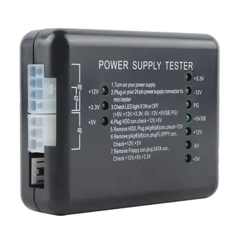 

Power Supply Tester Checker LED 20/24 Pin for PSU ATX SATA HDD Tester Checker Meter Measuring for PC Compute Wholesale ONLENY