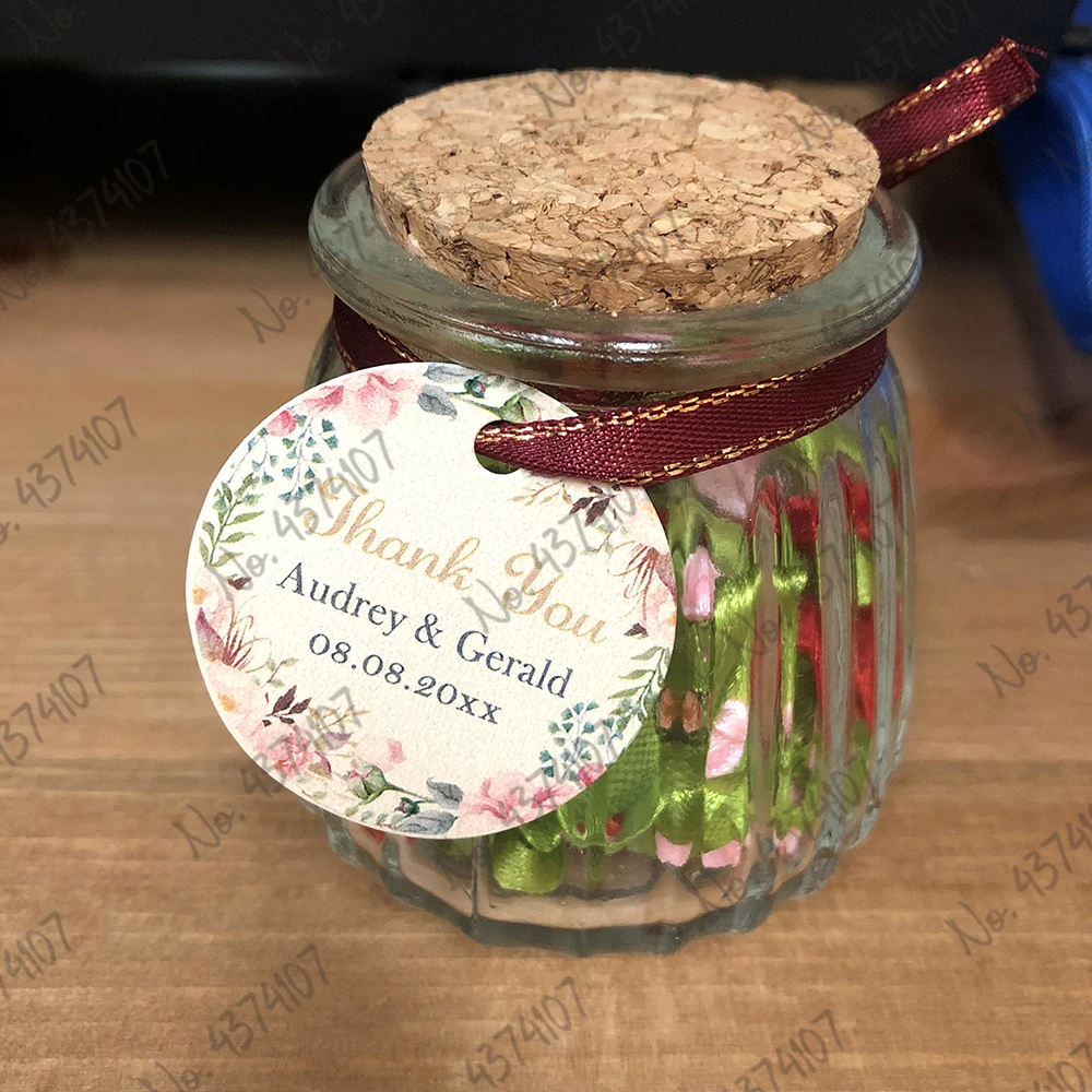 Lecca Lecca Personalizzato Con Adesivo A Forma Di Cuore Minimalista Per I Dettagli Del Matrimonio