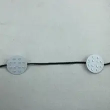 20 шт./компл. DC24V 64,5 мм PCBA(красный/зеленый/синий 12 светодиодов) UCS2903 адресуемых пикселей светильник; 2,88 Вт; из водонепроницаемого материала; со всеми черный провод; 20 см провода интервал