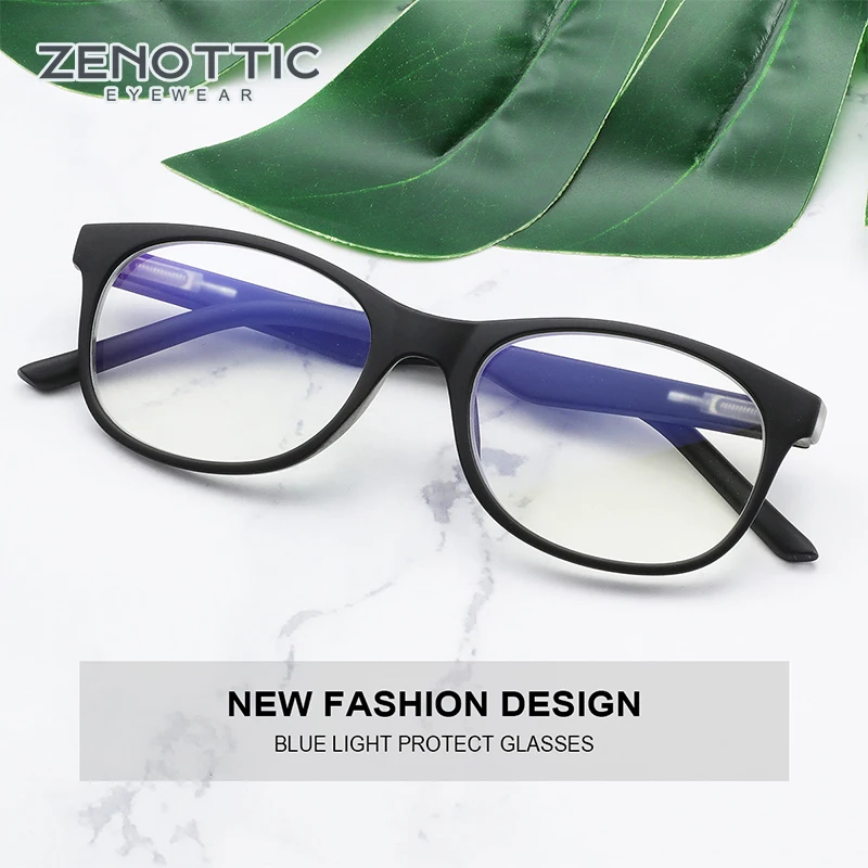 ZENOTTIC Kids Anti Blue Ray Glasses Frames Children Blue Light Blocking Eyewear for Boy Girl Myopia Optical Computer Eyeglasses