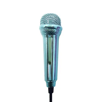 

Mini Wired 3.5mm Stereo Microphone Mic Karaoke Condenser For Android Mobile Phone LHB99