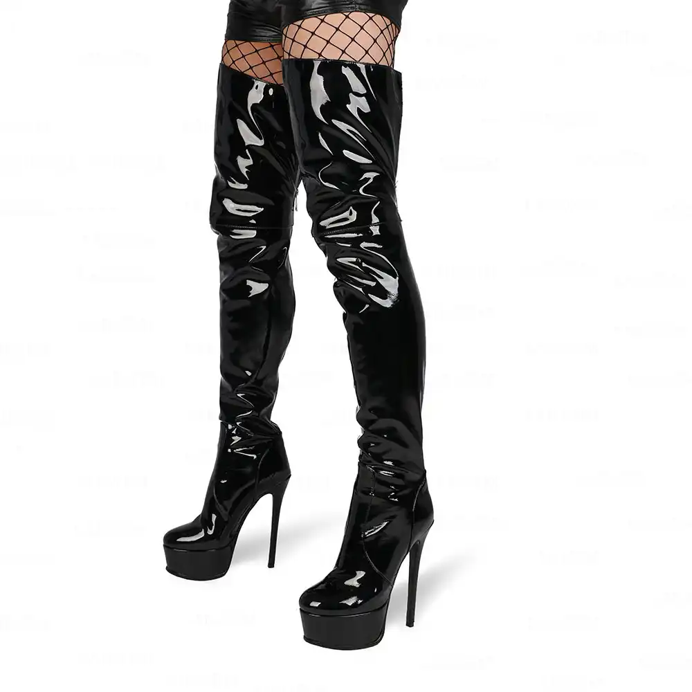 womens over the knee heeled boots
