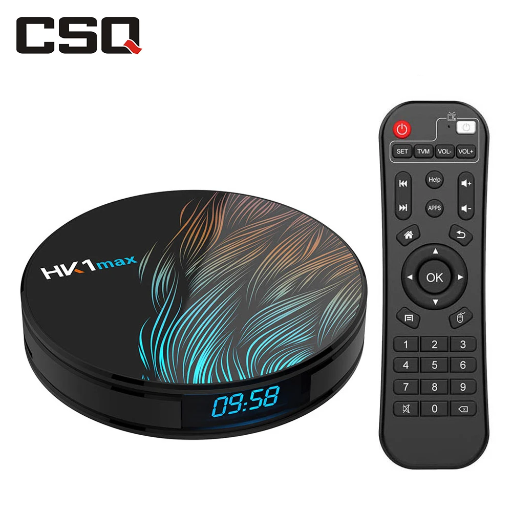 

HK1 Max Smart TV Box Android 9.0, 4GB 64GB, Rockchip RK3328 Quad-Core, 4K WiFi Netflix Google Play Store Android Set top Box