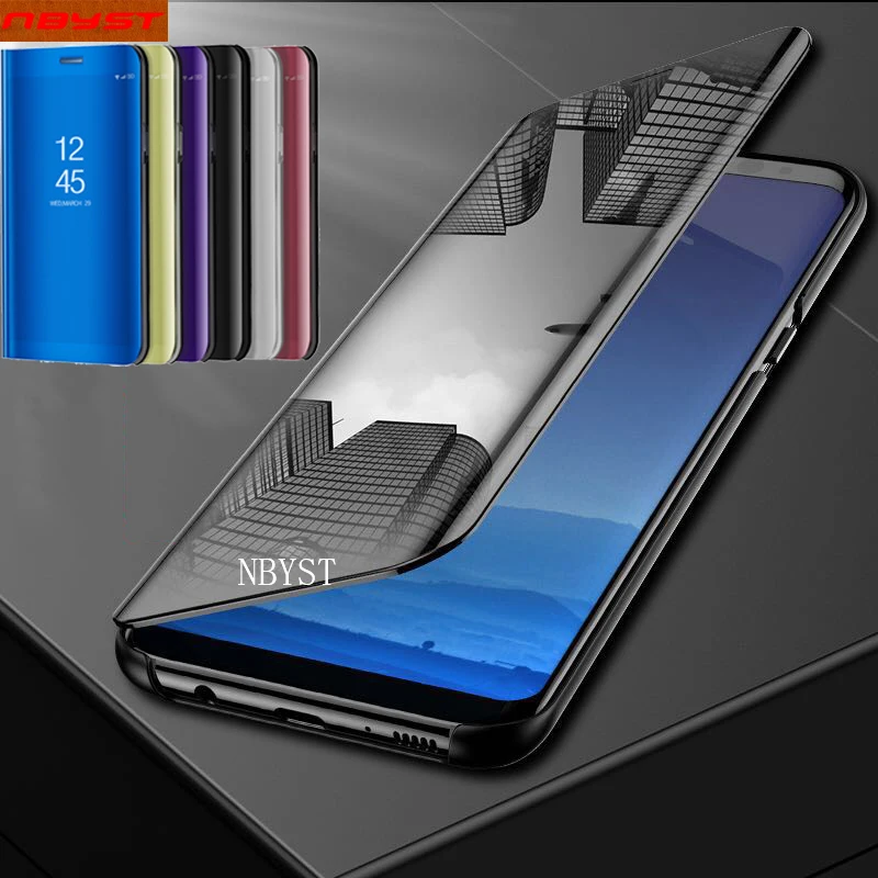 

NBYST Mirror Flip Case For Xiaomi Mi 6 6X 5C 8 SE A1 A2 Lite Redmi 6A Note 6 Pro 5 Plus 5A Prime Note 4X 4 Global S2 Full Cover