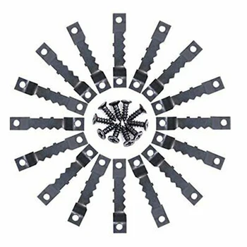 

120pcs Sawtooth Picture Hangers Frame Hanging Kit Double Hole with Screws MSU88