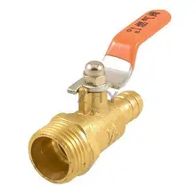 1/" трубная резьба разъем Оранжевый рычаг Поворотный кран