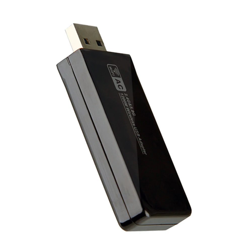 RTL8812BU быстрая скорость компактный беспроводной USB 3,0 Wifi адаптер донгл мини портативный офисный стабильный сигнал двухдиапазонный 1200 Мбит/с сеть