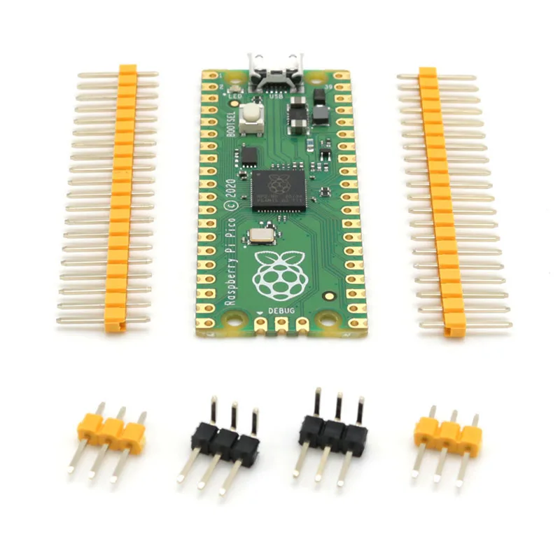 Placa de microcontrolador Raspberry Pi Pico Flexible, Chip Raspberry Pi RP2040 con doble núcleo, ARM Cortex M0