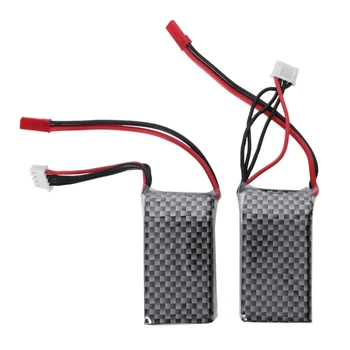 

2x 11.1V 1000mAh 3S 25C Lipo RC Battery JST Plug for RC Helicopter Airplane Boat