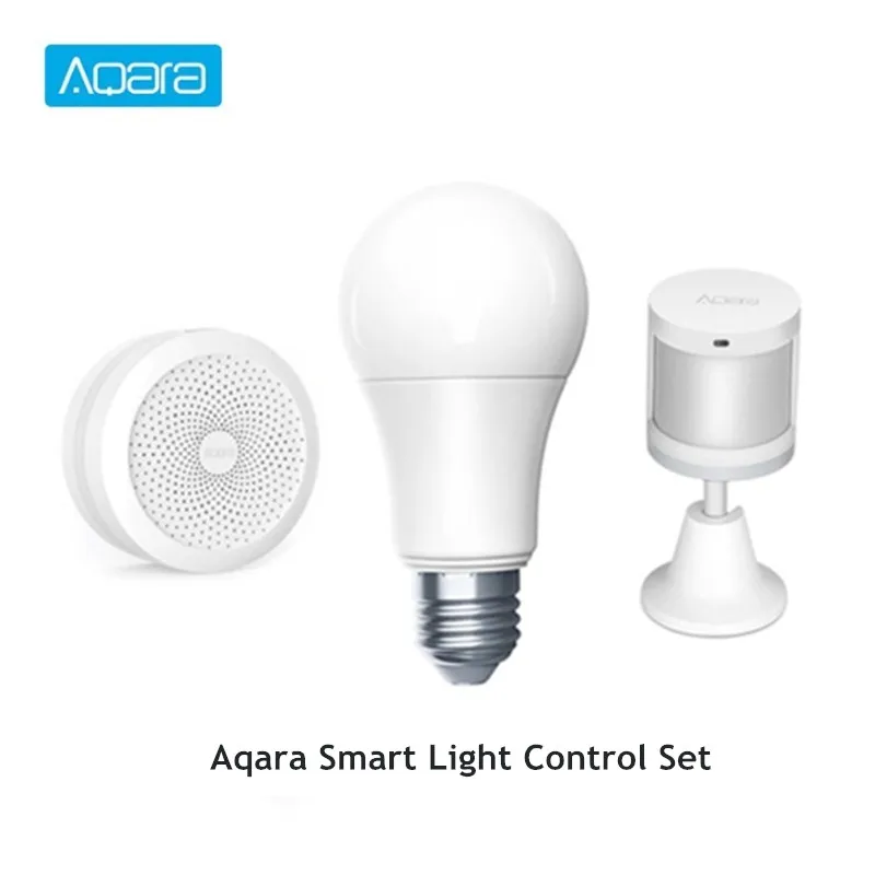 

Aqara Smart Light Set Hub + Bulb + Human Body Sensor Smart Home Lighting Kit Smart Light Set Support APP Control