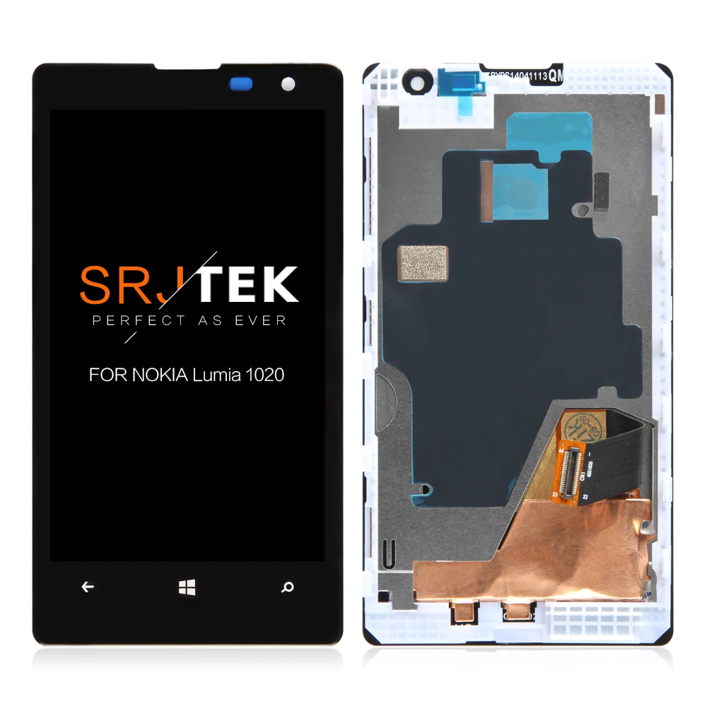 

Tested 4.5" For NOKIA Lumia 1020 LCD Display Touch Digitizer Assembly For NOKIA Lumia 1020 Screen Replacement Parts With Frame