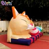 Decorative 6x2.5x3 Meters Inflatable Lovely Cat Backdrop Wall For Decoration / Inflatable Cartoon Cat Backdrop Wall Toys 3