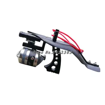 

Professional Catapult Fishing Slingshot Powerful Fishing Catapult With Elastic Rubber Band Strong Slingshot Hunting Tool