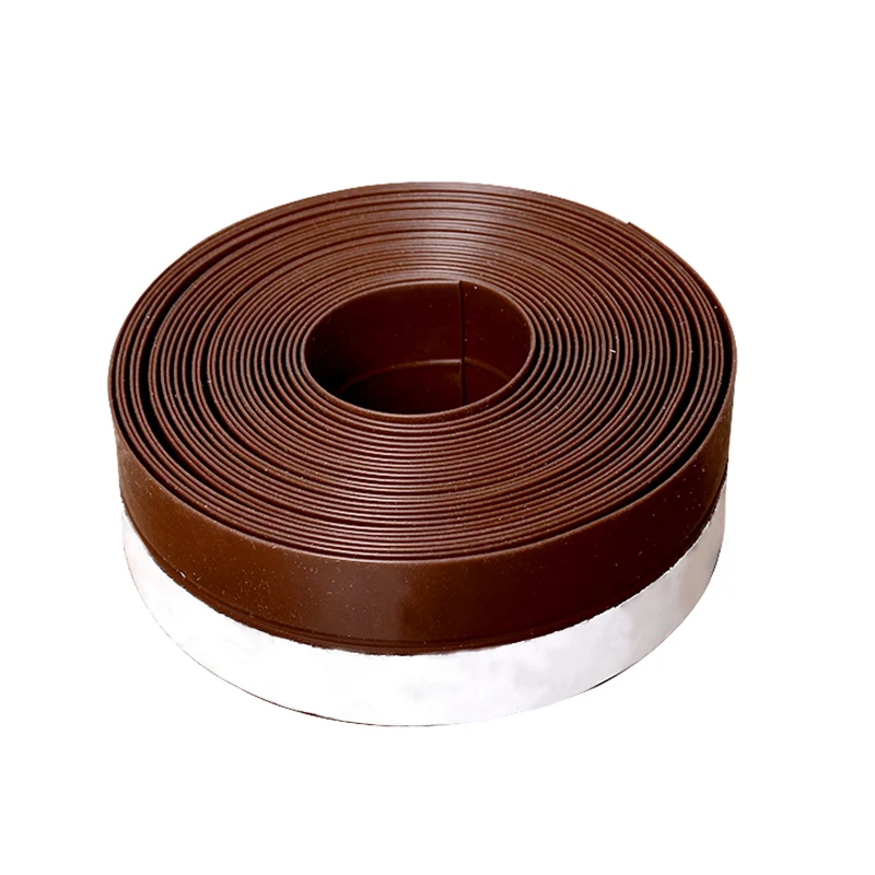 25mm Silicone Self Adhesive Door Seal Strip Weather Stripping Silicone Bottom Door Seal Soundproof Doors and Windows JA5