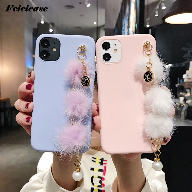 Luxury Bracelet Plush Case For Samsung Galaxy J2 J7 J5 J4 J6 J8 J3 Pro Plus Core Prime 2018 2017 2016 2015 Silicone Soft Cover