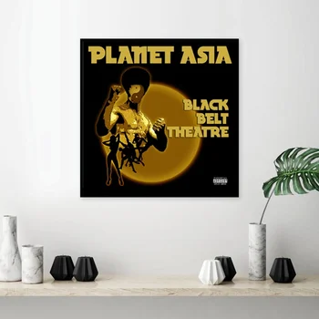 

Planet Asia Black Belt Theatre Cover 2019 Poster silk Poster Wall Pictures for Living Room